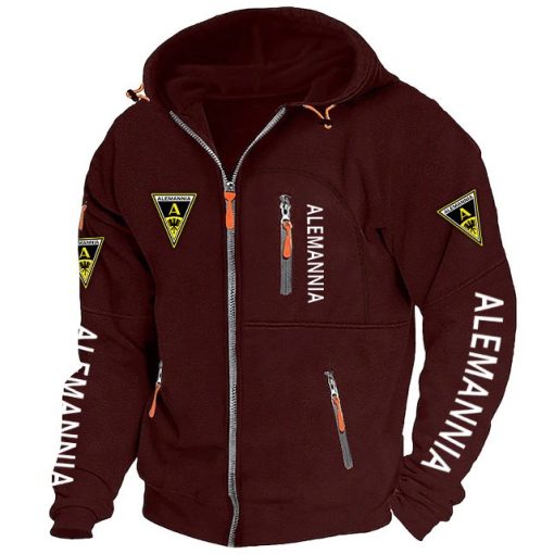 Alemannia Aachen Neue Version Zip-Up-Jacke Alemannia Aachen Neue Version Zip-Up-Jacke