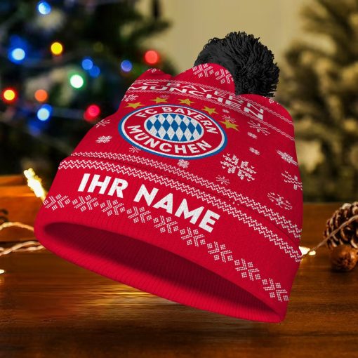 Bayern München Individueller Name Neue Version Weihnachtsmütze Bayern München Individueller Name Neue Version Weihnachtsmütze