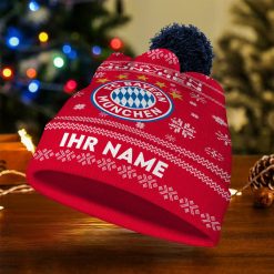 Bayern München Individueller Name Neue Version Weihnachtsmütze