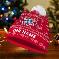 Bayern München Individueller Name Neue Version Weihnachtsmütze