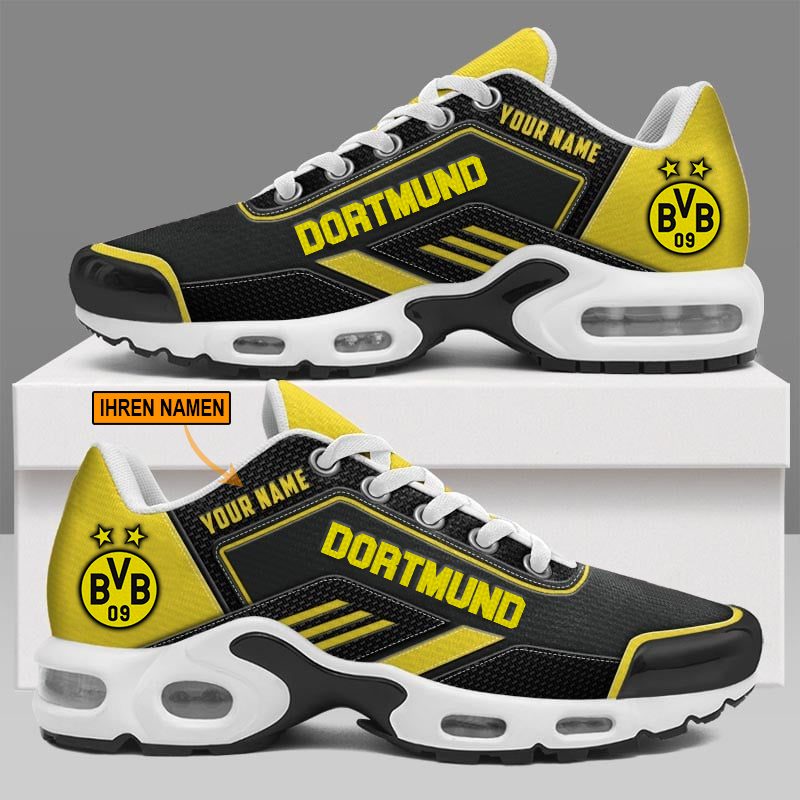 Borussia Dortmund Individueller Name Sportausgabe Air Max Plus Schuhe Borussia Dortmund Individueller Name Sportausgabe Air Max Plus Schuhe