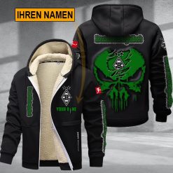 Borussia Mönchengladbach – Individueller Name Neues Design Reißverschlussjacke
