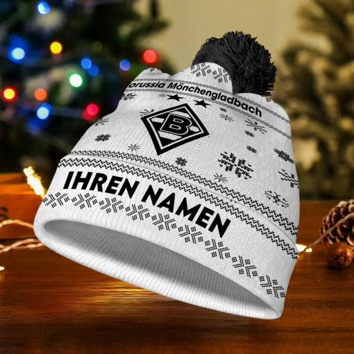 Borussia Mönchengladbach Individueller Name Neue Version Weihnachtsmütze