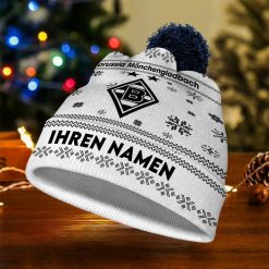 Borussia Mönchengladbach Individueller Name Neue Version Weihnachtsmütze