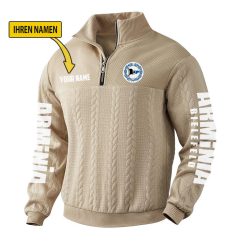 DSC Arminia Bielefeld Fan Edition Strick-Sweatshirt – Individueller Name