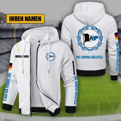 DSC Arminia Bielefeld Individueller Name Sportlicher Stil Sport-Hoodie