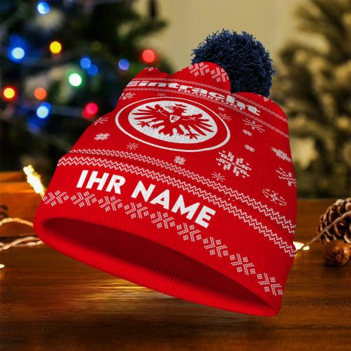 Eintracht Frankfurt Individueller Name Neue Version Weihnachtsmütze Eintracht Frankfurt Individueller Name Neue Version Weihnachtsmütze