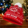 Eintracht Frankfurt Individueller Name Neue Version Weihnachtsmütze