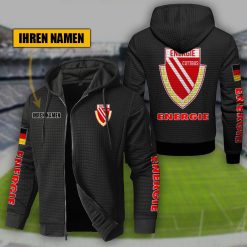 Energie Cottbus Individueller Name Sportlicher Stil Sport-Hoodie