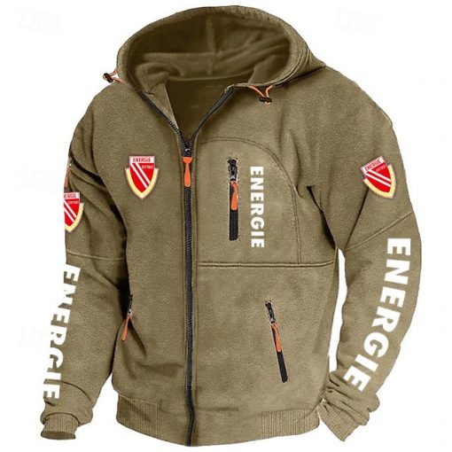 Energie Cottbus Neue Version Zip-Up-Jacke Energie Cottbus Neue Version Zip-Up-Jacke