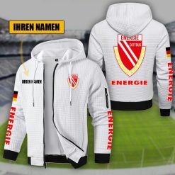 Energie Cottbus Individueller Name Sportlicher Stil Sport-Hoodie