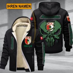 FC Augsburg – Individueller Name Neues Design Reißverschlussjacke