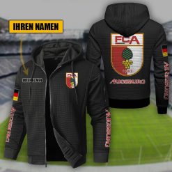 FC Augsburg Individueller Name Sportlicher Stil Sport-Hoodie