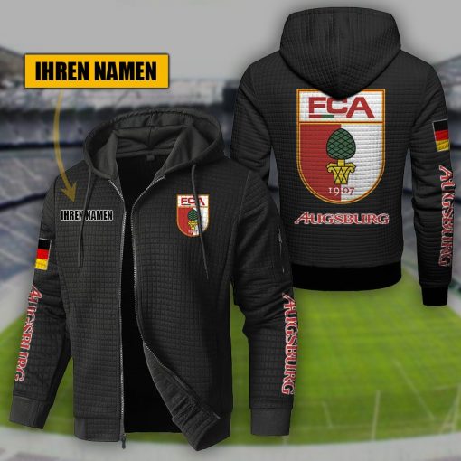 FC Augsburg Individueller Name Sportlicher Stil Sport-Hoodie