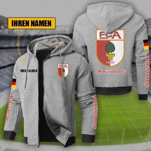 FC Augsburg Individueller Name Sportlicher Stil Sport-Hoodie FC Augsburg Individueller Name Sportlicher Stil Sport-Hoodie
