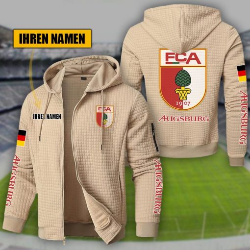 FC Augsburg Individueller Name Sportlicher Stil Sport-Hoodie FC Augsburg Individueller Name Sportlicher Stil Sport-Hoodie