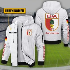 FC Augsburg Individueller Name Sportlicher Stil Sport-Hoodie