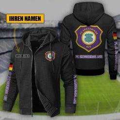 FC Erzgebirge Aue Individueller Name Sportlicher Stil Sport-Hoodie