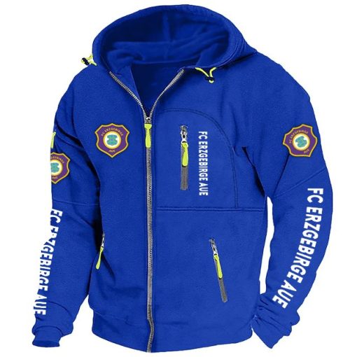 FC Erzgebirge Aue Neue Version Zip-Up-Jacke FC Erzgebirge Aue Neue Version Zip-Up-Jacke