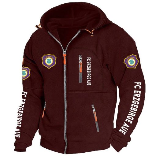 FC Erzgebirge Aue Neue Version Zip-Up-Jacke FC Erzgebirge Aue Neue Version Zip-Up-Jacke