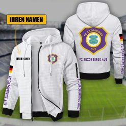 FC Erzgebirge Aue Individueller Name Sportlicher Stil Sport-Hoodie