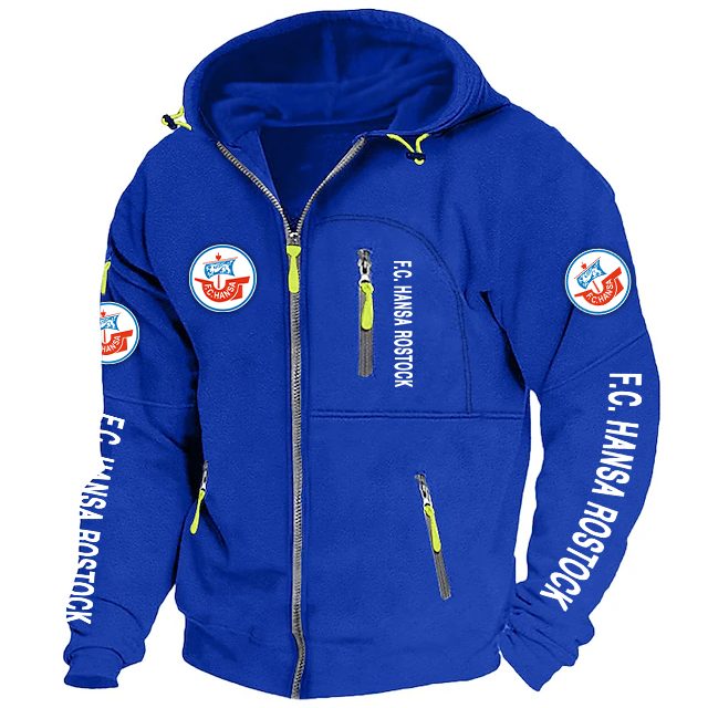 FC Hansa Rostock Neue Version Zip-Up-Jacke FC Hansa Rostock Neue Version Zip-Up-Jacke