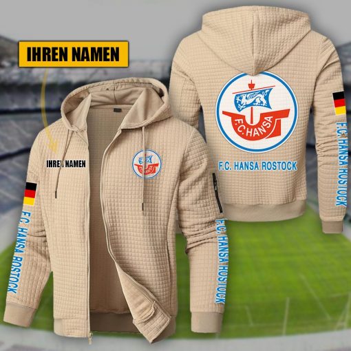 FC Hansa Rostock Individueller Name Sportlicher Stil Sport-Hoodie FC Hansa Rostock Individueller Name Sportlicher Stil Sport-Hoodie