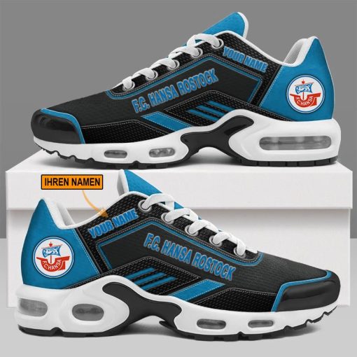 FC Hansa Rostock Individueller Name Sportausgabe Air Max Plus Schuhe