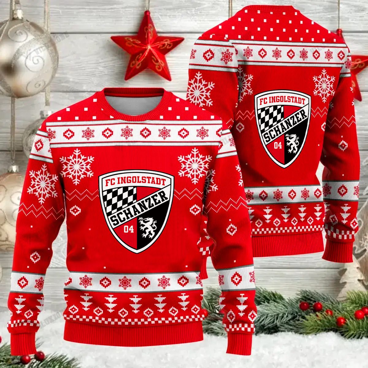 Jetzt neu: FC Ingolstadt 04 Weihnachtspullover Jetzt neu: FC Ingolstadt 04 Weihnachtspullover