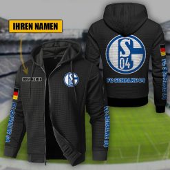 FC Schalke 04 Individueller Name Sportlicher Stil Sport-Hoodie