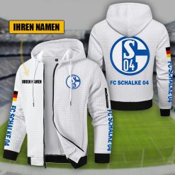 FC Schalke 04 Individueller Name Sportlicher Stil Sport-Hoodie