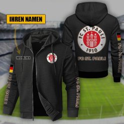 FC St. Pauli Individueller Name Sportlicher Stil Sport-Hoodie