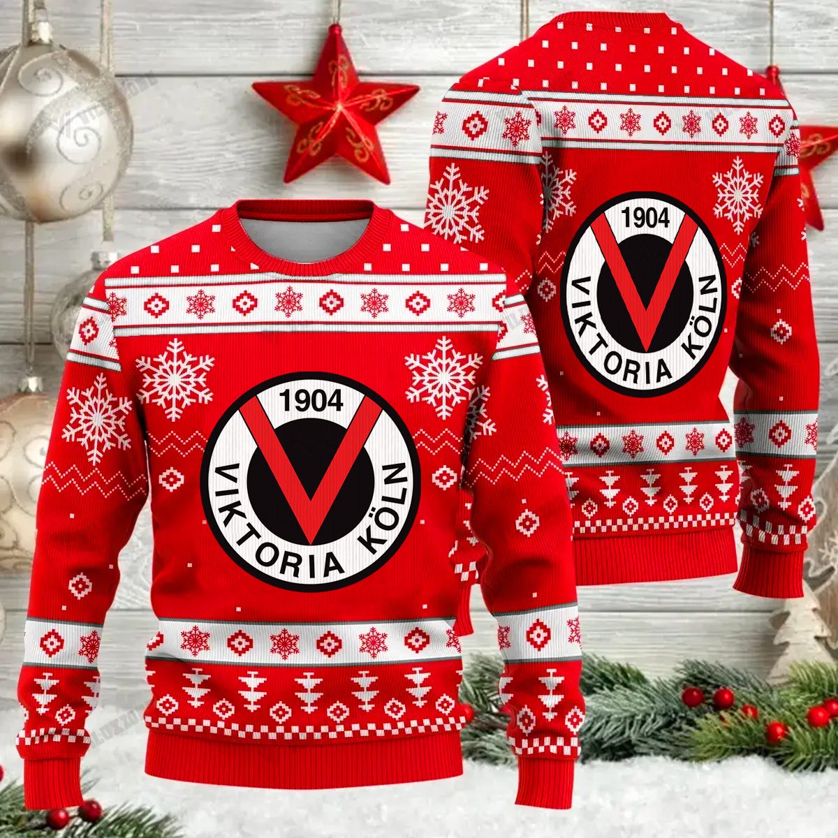 Jetzt neu: FC Viktoria Köln Weihnachtspullover Jetzt neu: FC Viktoria Köln Weihnachtspullover