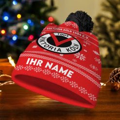 FC Viktoria Köln Individueller Name Neue Version Weihnachtsmütze