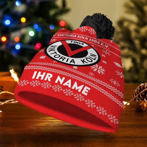FC Viktoria Köln Individueller Name Neue Version Weihnachtsmütze