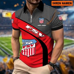 FSV Zwickau Individueller Name Neues Modell – Reißverschluss Poloshirt