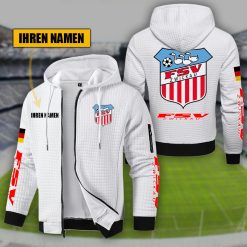FSV Zwickau Individueller Name Sportlicher Stil Sport-Hoodie