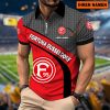 Fortuna Düsseldorf Individueller Name Neues Modell – Reißverschluss Poloshirt