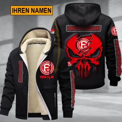 Fortuna Düsseldorf – Individueller Name Neues Design Reißverschlussjacke