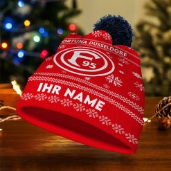 Fortuna Düsseldorf Individueller Name Neue Version Weihnachtsmütze