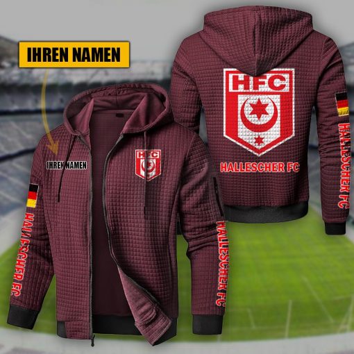 Hallescher FC Individueller Name Sportlicher Stil Sport-Hoodie Hallescher FC Individueller Name Sportlicher Stil Sport-Hoodie