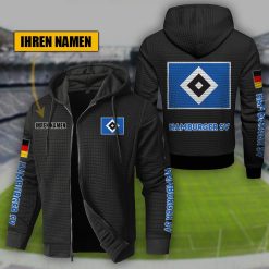 Hamburger SV Individueller Name Sportlicher Stil Sport-Hoodie