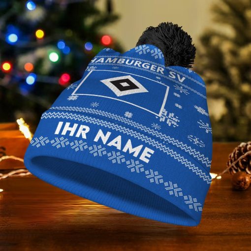 Hamburger SV Individueller Name Neue Version Weihnachtsmütze Hamburger SV Individueller Name Neue Version Weihnachtsmütze