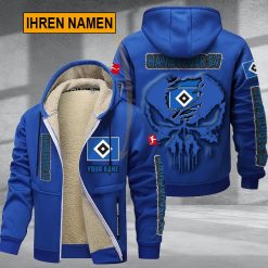 Hamburger SV Individueller Name Sonderausgabe KnopfWarm Jacke Hamburger SV Individueller Name Sonderausgabe KnopfWarm Jacke