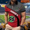 Hannover 96 Individueller Name Neues Modell – Reißverschluss Poloshirt