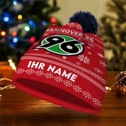 Hannover 96 Individueller Name Neue Version Weihnachtsmütze