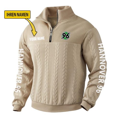 Hannover 96 Fan Edition Strick-Sweatshirt – Individueller Name Hannover 96 Fan Edition Strick-Sweatshirt – Individueller Name