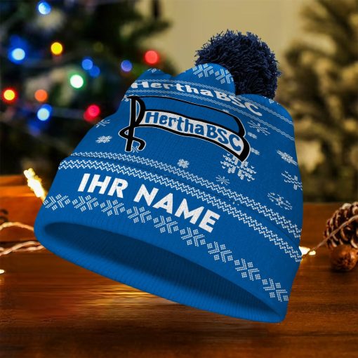 Hertha BSC Individueller Name Neue Version Weihnachtsmütze Hertha BSC Individueller Name Neue Version Weihnachtsmütze