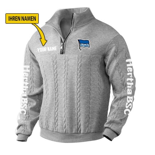 Hertha BSC Fan Edition Strick-Sweatshirt – Individueller Name Hertha BSC Fan Edition Strick-Sweatshirt – Individueller Name