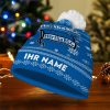 Hertha BSC Individueller Name Neue Version Weihnachtsmütze